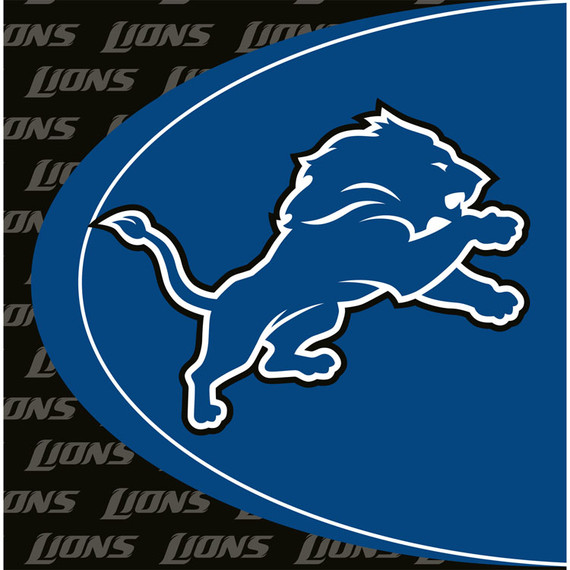 Detroit Lions Luncheon Napkin