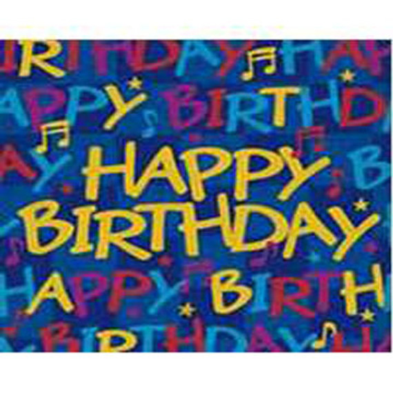 Birthday Notes Luncheon Napkin 16 Pack