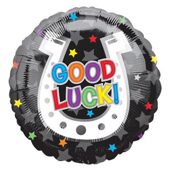 18 Inch Good Luck Horseshoe VLP Foil Balloon