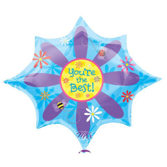 36 Inch You're The Best Starburst Super Shape Balloon