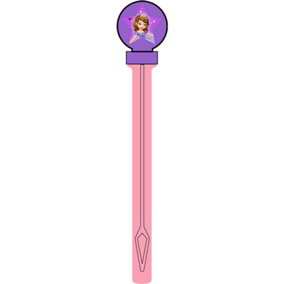 Disney Sofia the 1st Bubble Wands 4 Pack