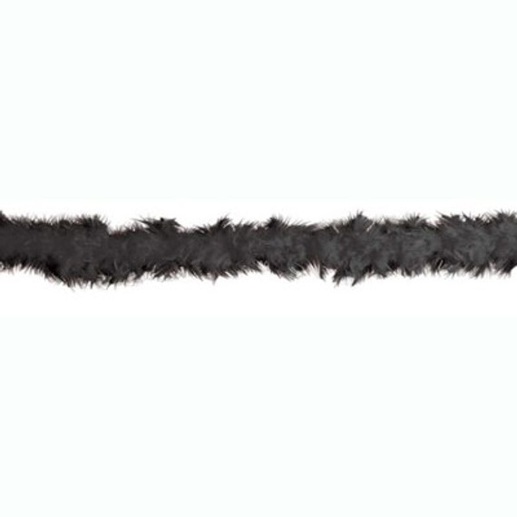 Fancy Feather Boa Black Party Accessory