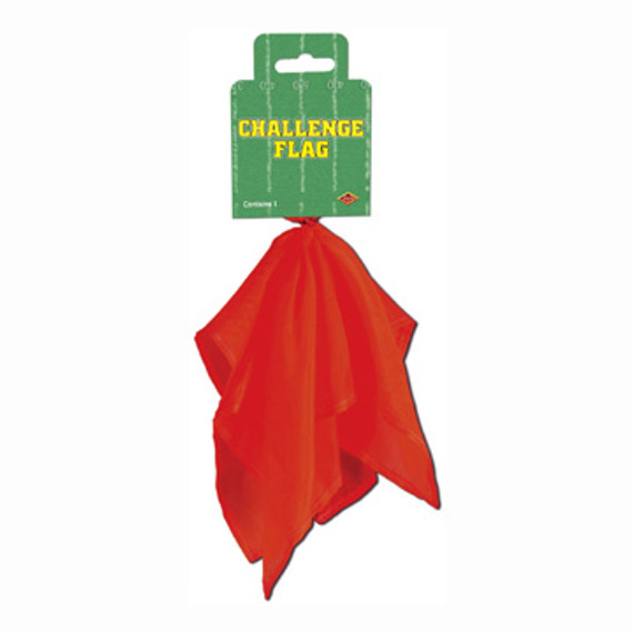 Red Football Challenge Flag