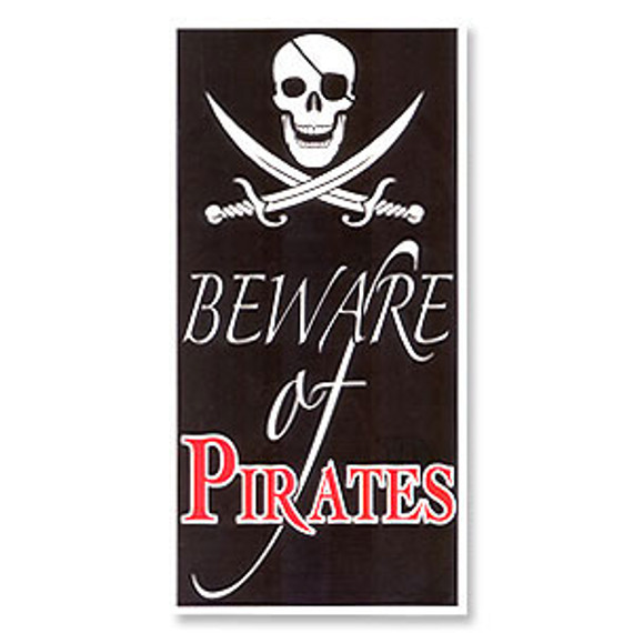 Beware Of Pirates Door Cover