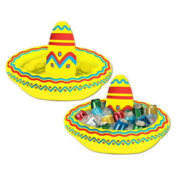 Inflatable Sombrero Cooler 1 Count