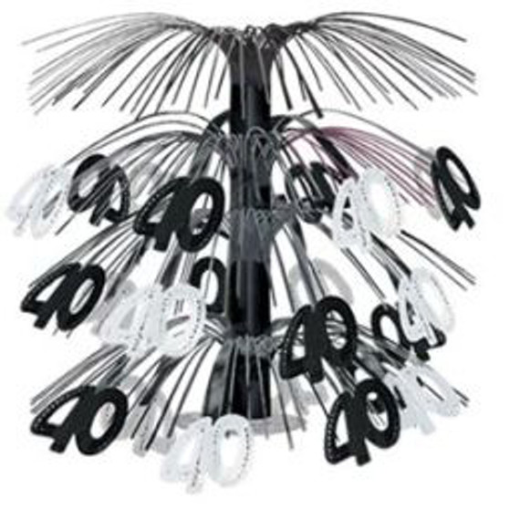 40th Cascade Centerpiece Black/Silver