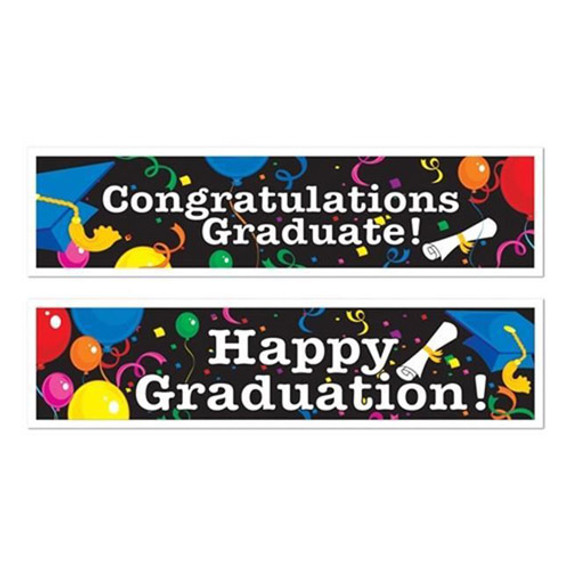 Graduation Banners with Assorted Designs