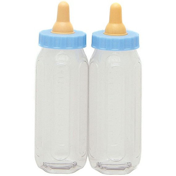 Blue Fillable Baby Bottles 2 Pack