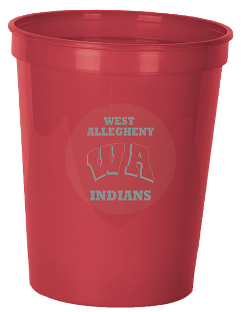 16-ounce West Allegheny Indians Stadium Cup