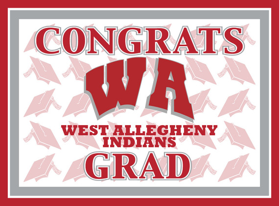 West Allegheny High School Graduation Yard Sign