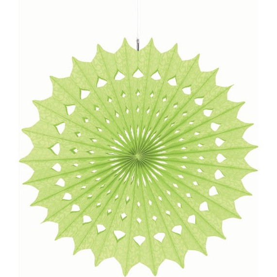 Honeydew Damask 16" Hanging Fan