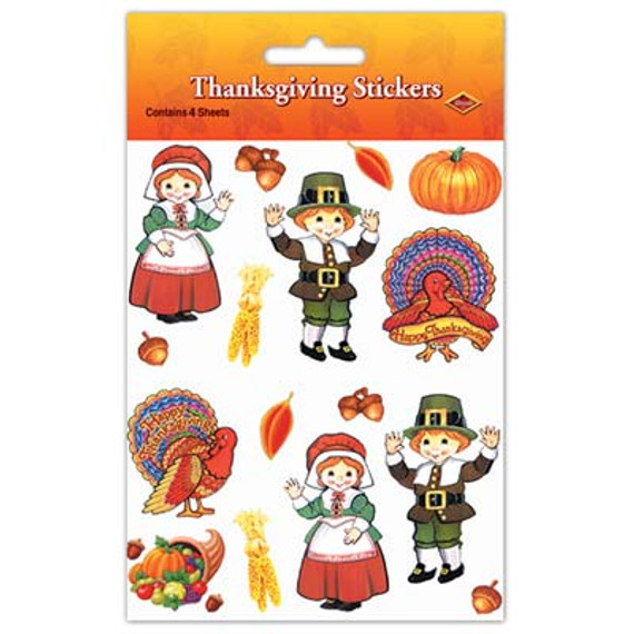 Pilgrim & Turkey Stickers