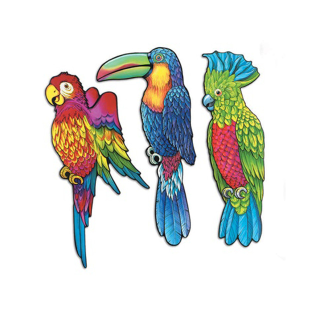 Exotic Bird Cutouts