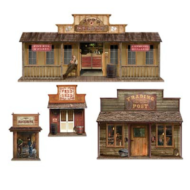 Wild West Town Props Party Accessory