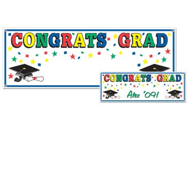 Congrats Grad Sign Banner