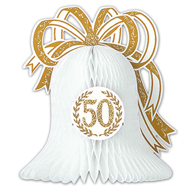 Gold 50th Anniversary Centerpiece