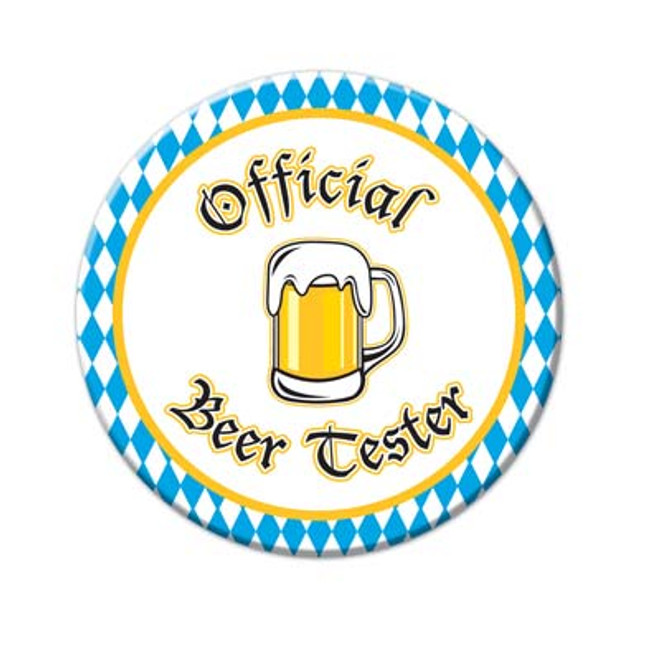 Official Beer Tester Button