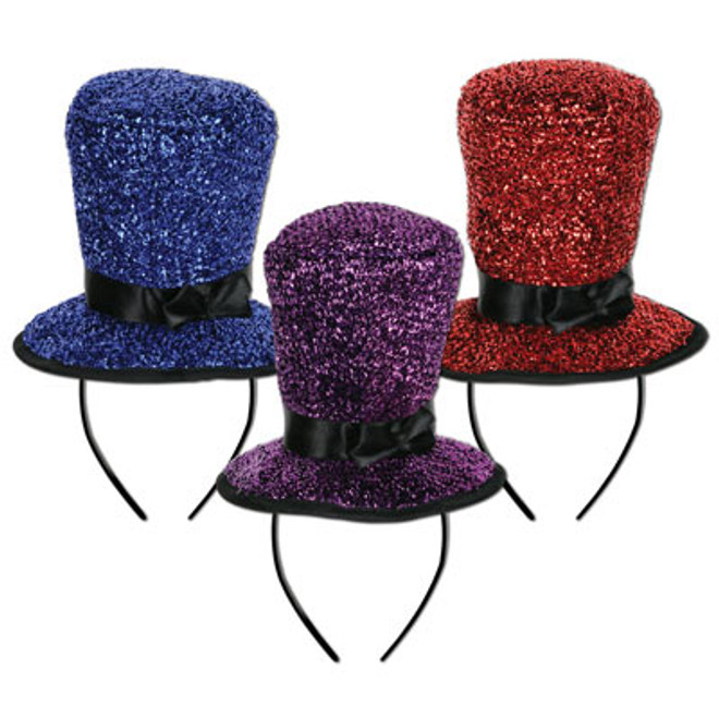 Sparkling Top Hat Headband