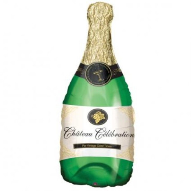 36-Inch Champagne Bottle Shaped Balloon