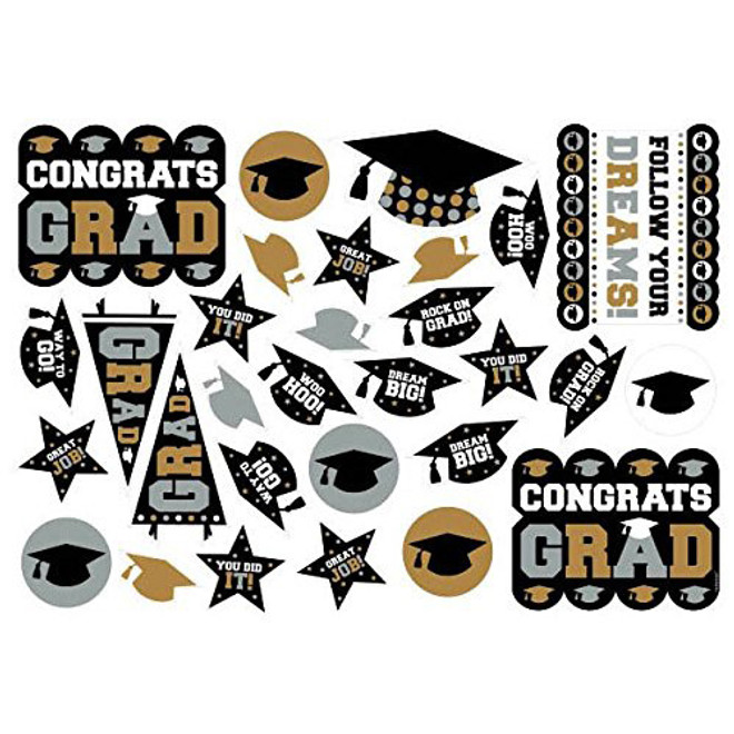 Graduation Cutouts - 30 Count