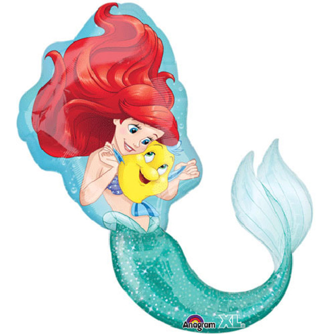 34" Little Mermaid Shaped Balloon