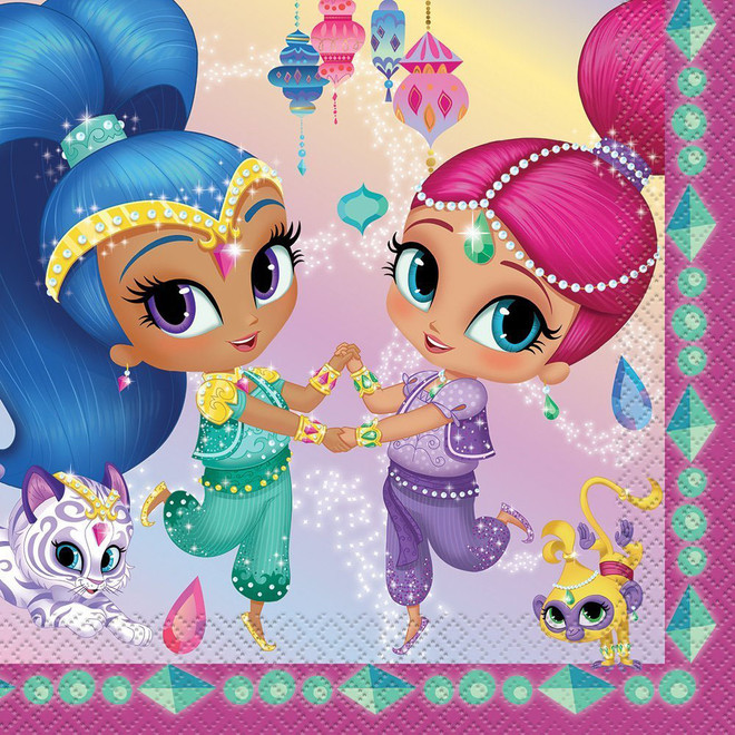 Shimmer & Shine Lunch Napkins 16 Count