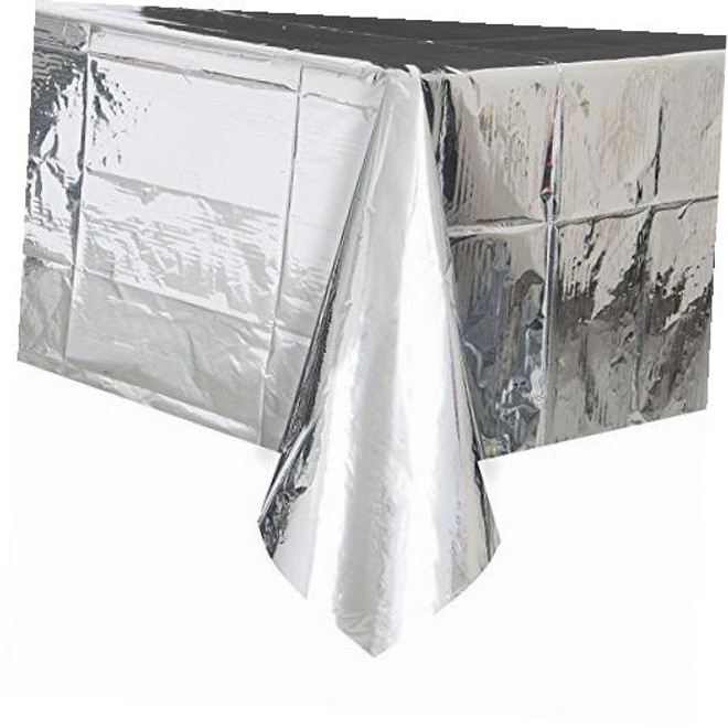 Silver Foil Tablecover 54X108