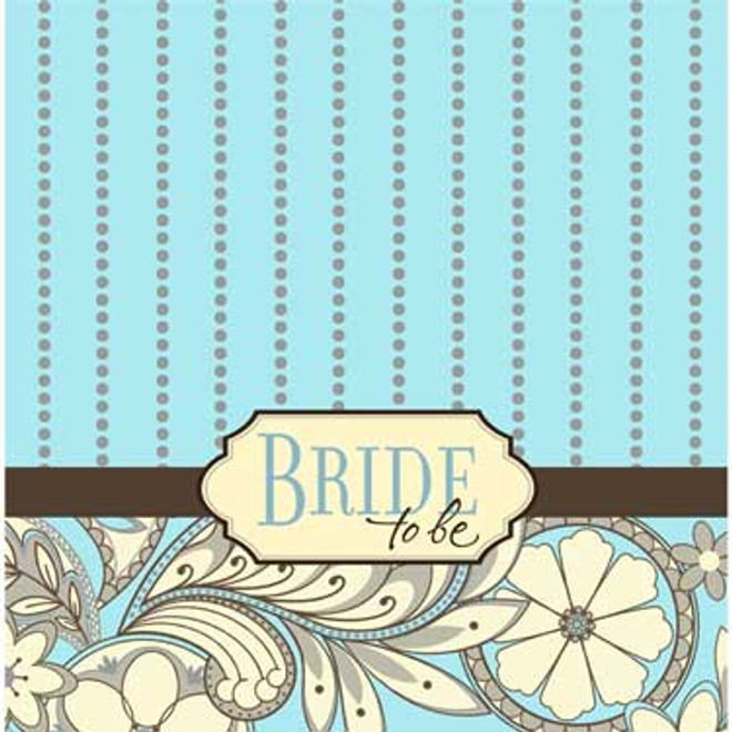 16 Bride To Be Bridal Shower Lunch Napkins