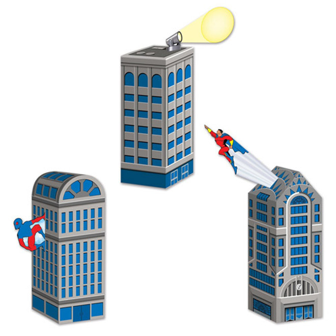 Hero Cityscape Favor Boxes