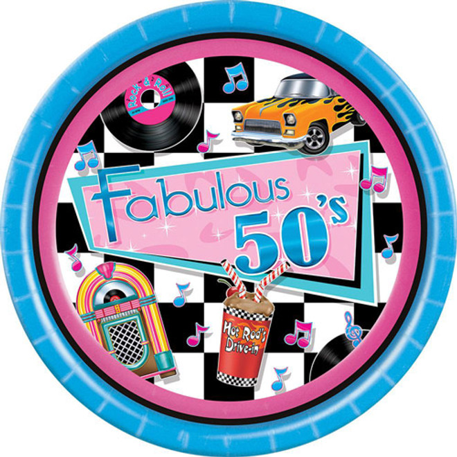 Fabulous 50's Plates