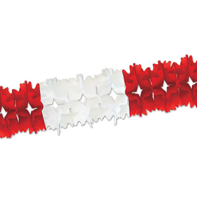 Red & White Pageant Garland