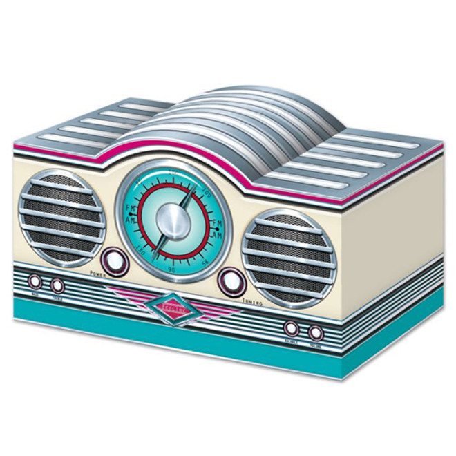 3-D Rock & Roll Radio Centerpiece