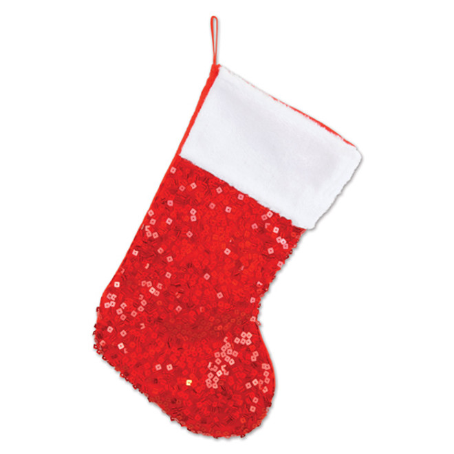 Sequined Christmas Stocking