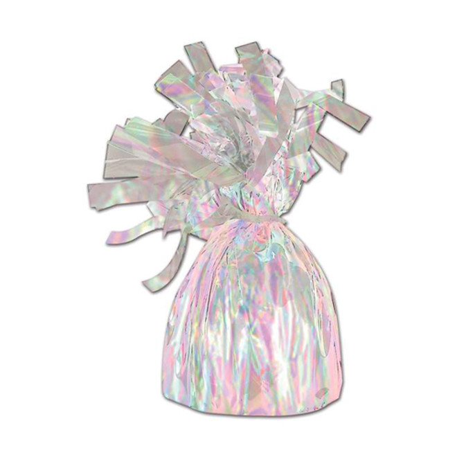 Opalescent Metallic Wrapped Balloon Weight