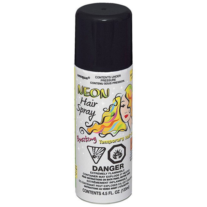 4.5 Fl Oz Neon Hairspray Black