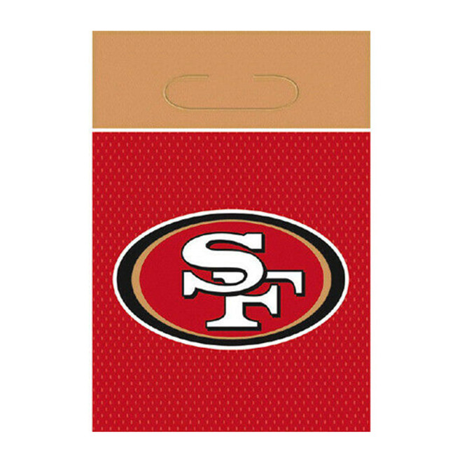 8 CT NFL San Francisco 49ers Favor Treat Bags