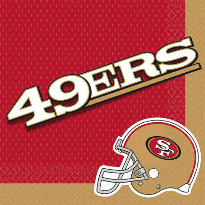 NFL San Francisco 49ers Lunch Napkins