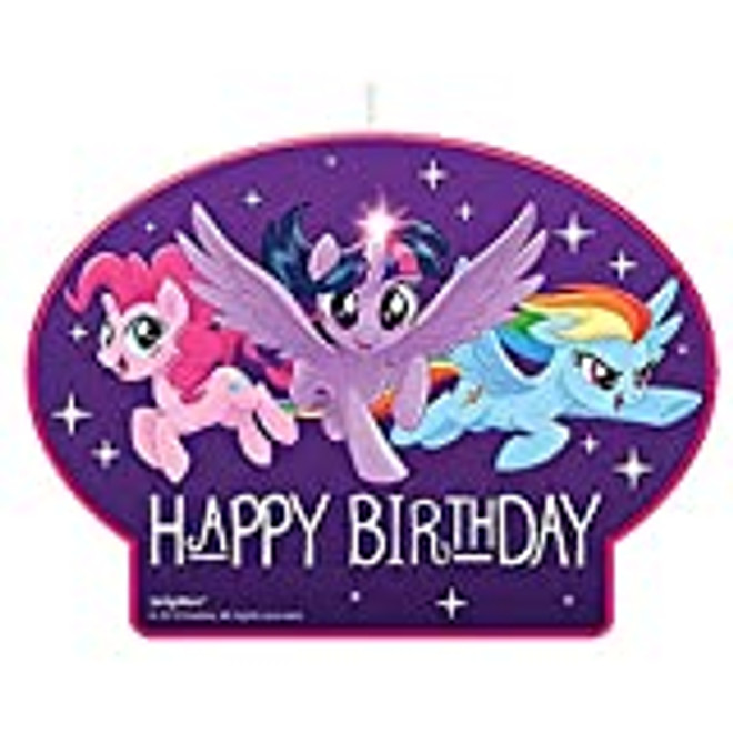 My Little Pony Friendship Birthday Candle