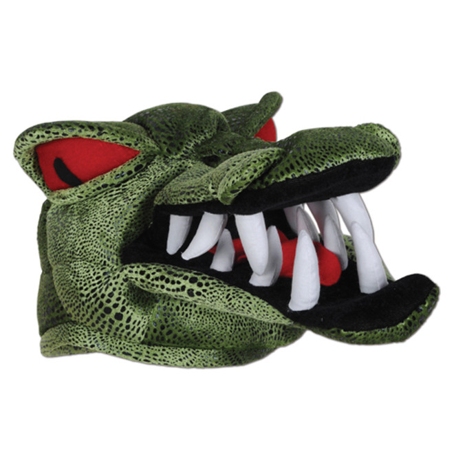 Plush Crocodile Hat