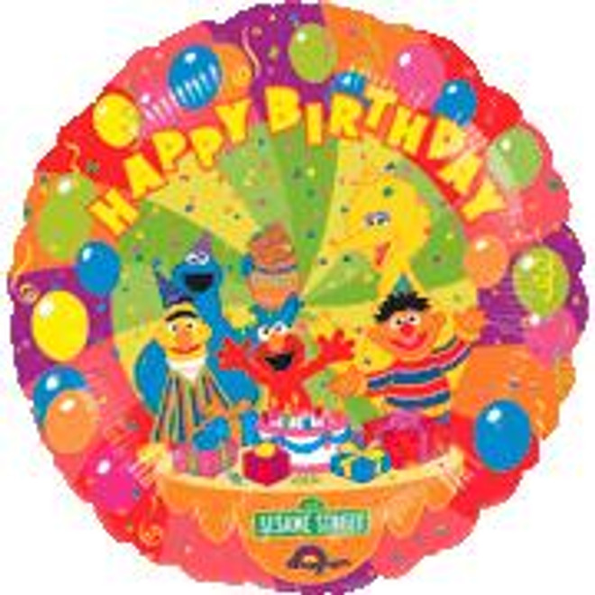 Sesame Street Happy Birthday To You Party18" Foil