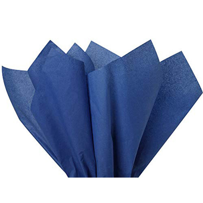 8 CT Solid Royal Blue Tissue Paper Sheets