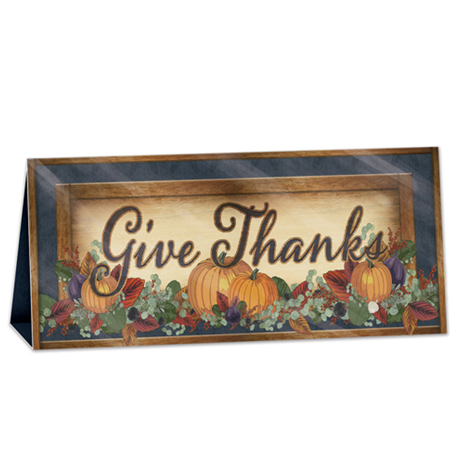 3-D Foil Fall Thanksgiving Centerpiece