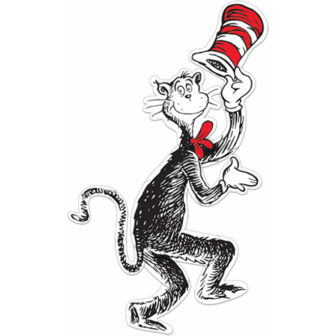 4 ft Dr. Seuss Cat In The Hat Jointed Cutout