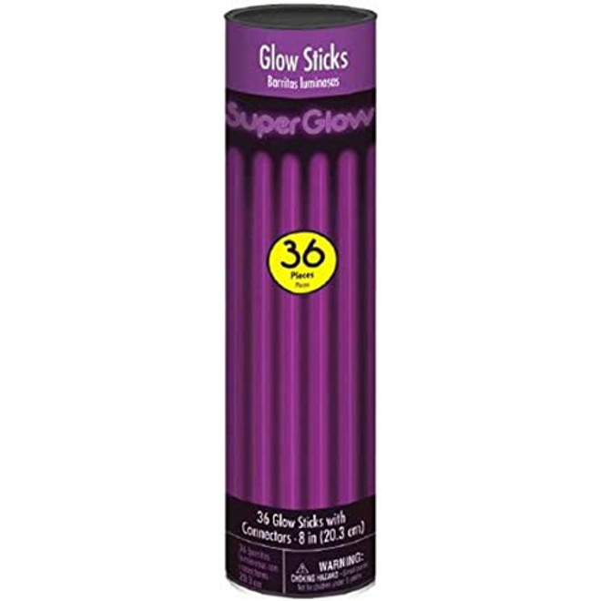 8" Super Glow Stick Tube - Purple