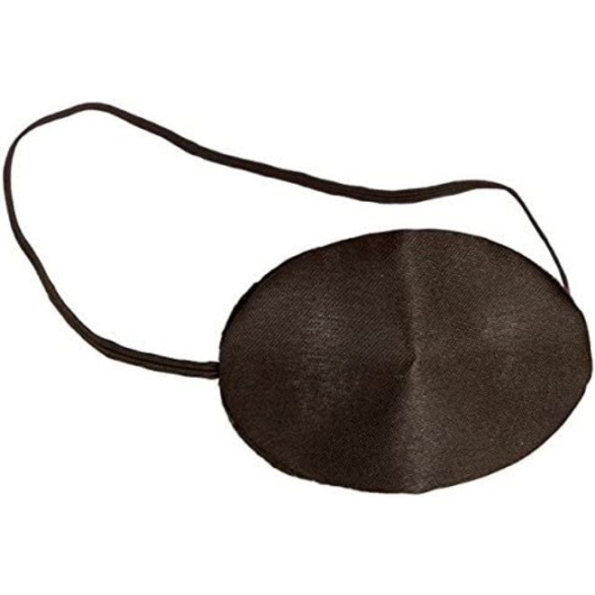 Pirate Black Silk Eye Patch