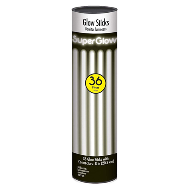 8" Glow Stick Tube - White