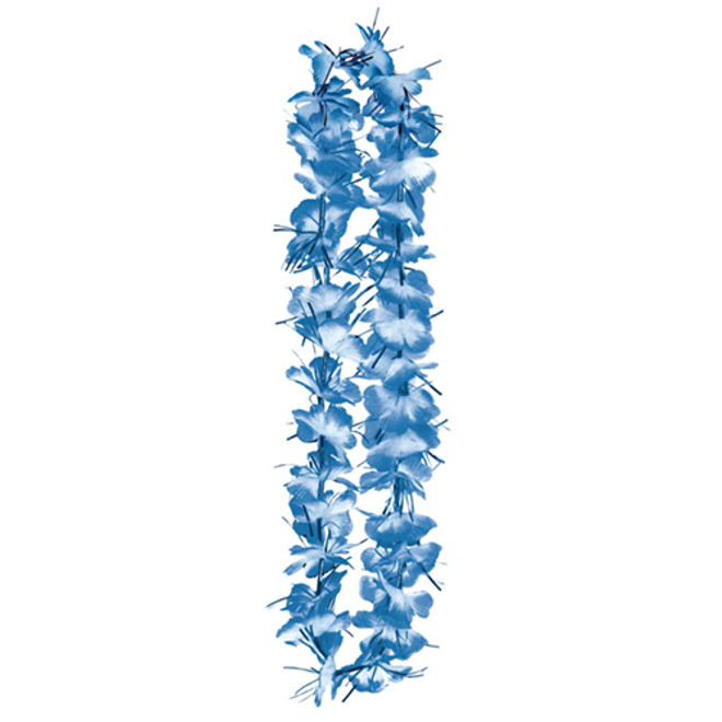 Blue Tinsel Lei