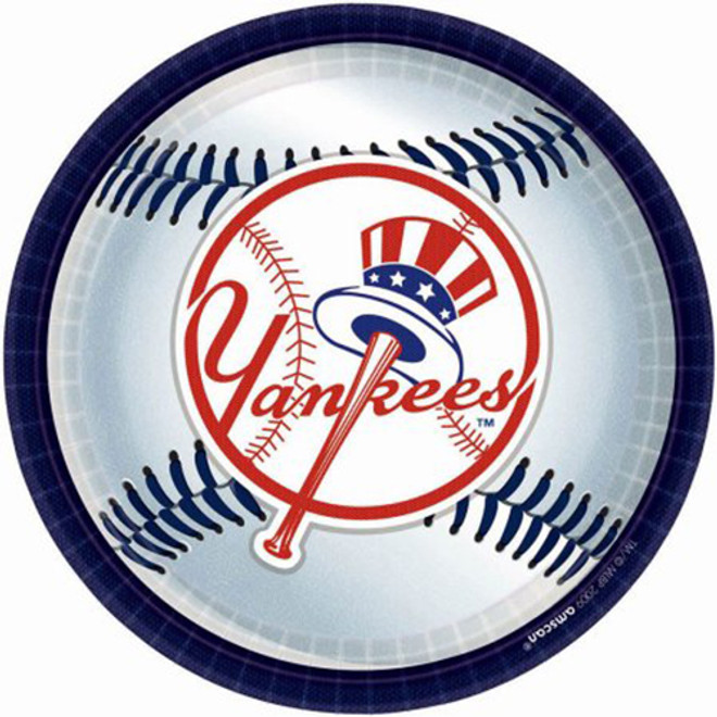 Yankees Plates, White