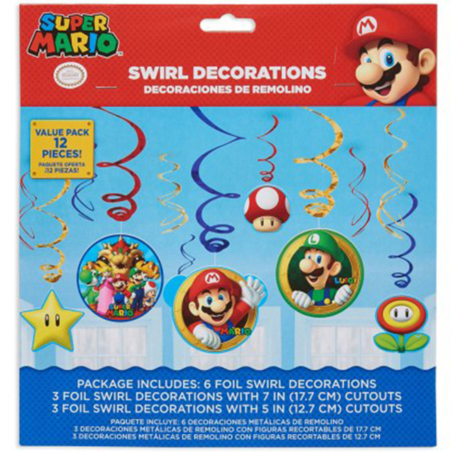 Super Mario Hanging Decorations