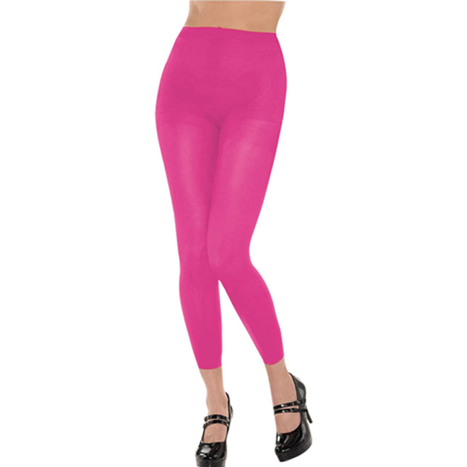 Adult Costume Footless Tights - Pink